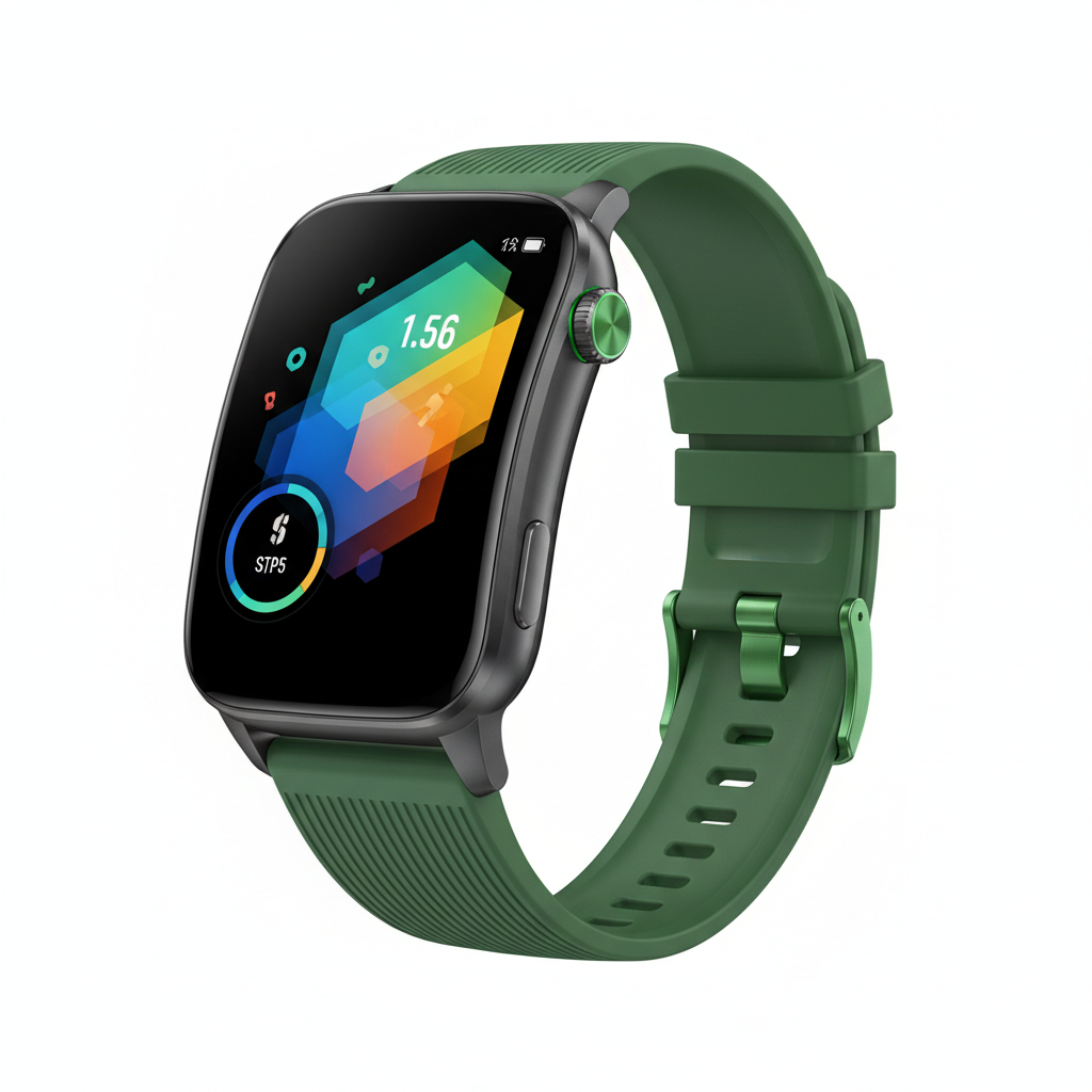 Huawei FIT 4 Pro Smartwatch AMOLED 1.82 Verde - Chamadas Bluetooth HarmonyOS GPS 10 Dias 50m