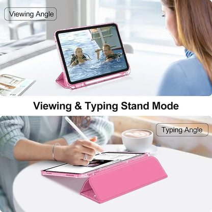 Capa iPad A16 Air Pro 11 10.9 10.2 9.7 - Suporte Apple Pencil Smart Cover Premium