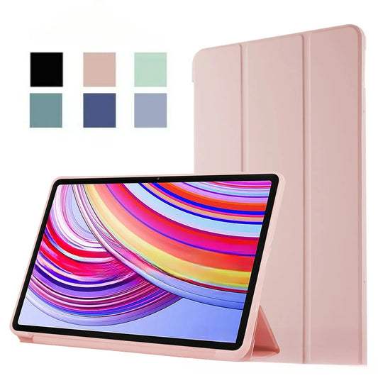 Para redmi pad pro caso 12.1 polegada flip suporte capa protetora do plutônio para redmi pad pro poco pad 12 1 2024 tablet acessórios