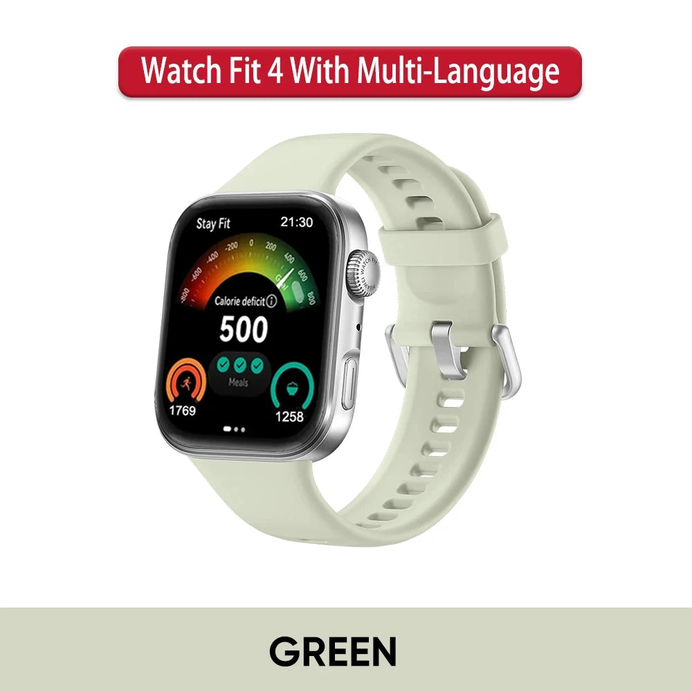 Huawei Watch FIT 4 AMOLED Smartwatch 1.8" - Bluetooth Calls HarmonyOS GPS 10 Days 50m Ultra-Light