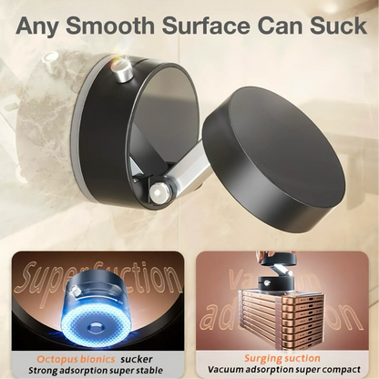 Suporte Carro Vácuo Magnético Reutilizável - Universal iPhone 12-17 Samsung Galaxy Pixel