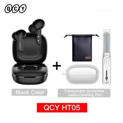 QCY HT05 ANC TWS 40dB Bluetooth 5.2 - 6 Microfones ENC 30h IPX5