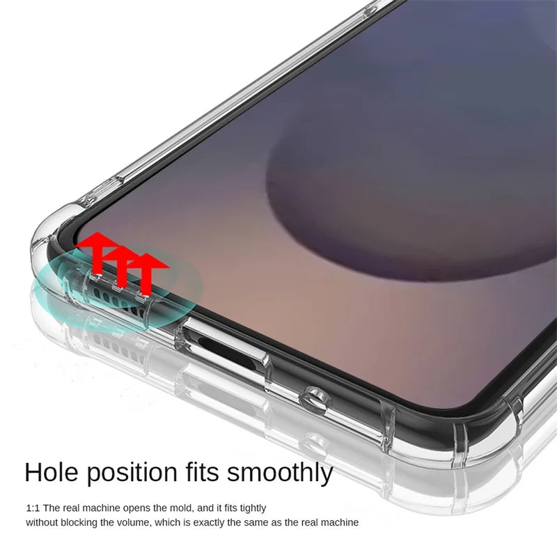 Samsung Galaxy S25 S24 S23 S22 S21 S20 Ultra Plus Transparent Case - Premium Shockproof