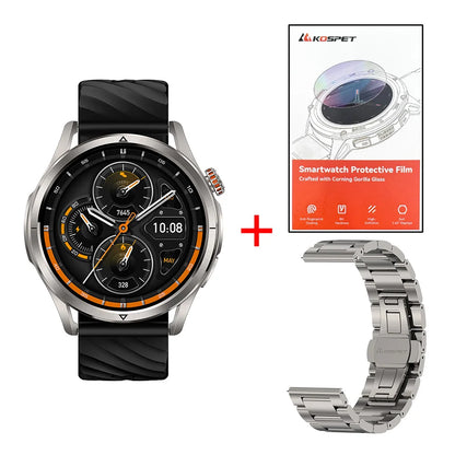 Kospet Magic R10 GPS Smartwatch AMOLED 1.43" - Dual-Band GNSS Barometric Compass 5ATM IP69K 450mAh