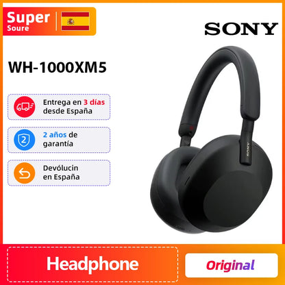 Auscultadores Sony WH-1000XM5 - Cancelamento de Ruído Premium Bluetooth 5.2 30h Autonomia