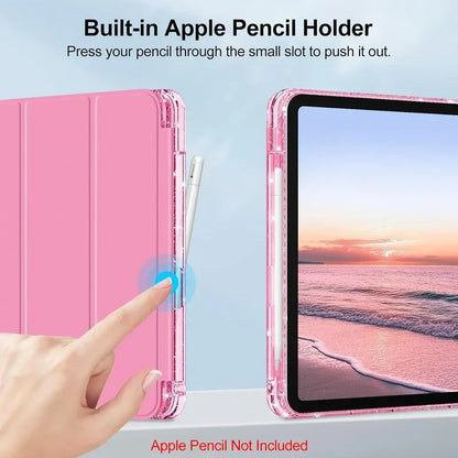 Capa iPad A16 Air Pro 11 10.9 10.2 9.7 - Suporte Apple Pencil Smart Cover Premium