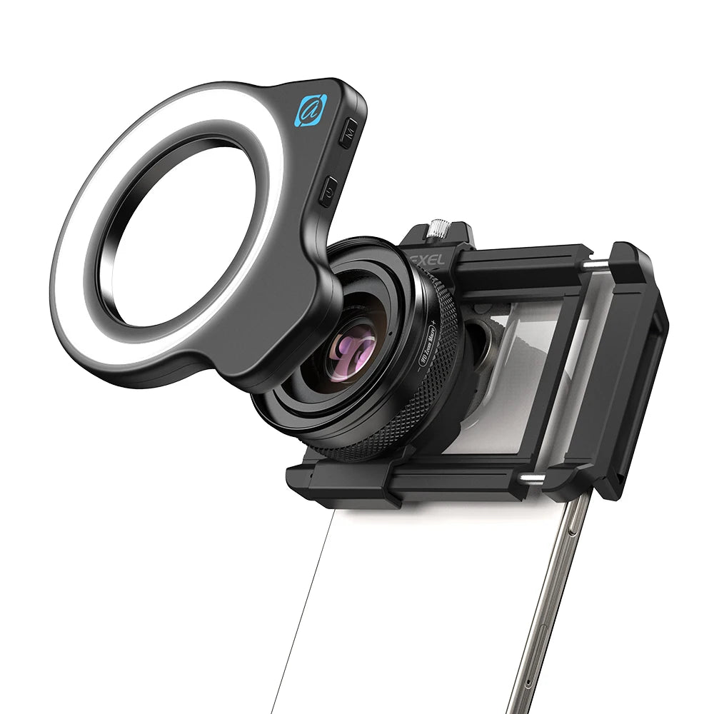 Lente Macro Apexel 10-20x Zoom LED - HD Micro Lentes iPhone Samsung Universal