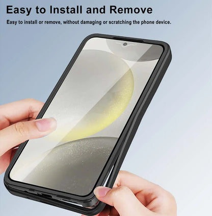 360° transparente Magnethülle für Samsung Galaxy S24, S23 und S22 – Displayschutz und Autohalterung