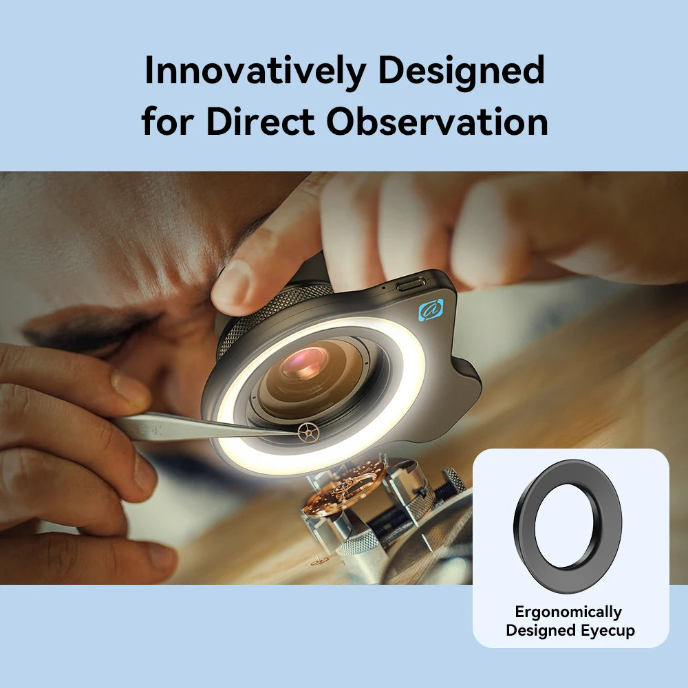 Lente Macro Apexel 10-20x Zoom LED - HD Micro Lentes iPhone Samsung Universal