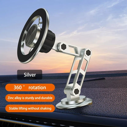 MagSafe 360° Car Mount - Magnetic Foldable Dashboard Windshield GPS