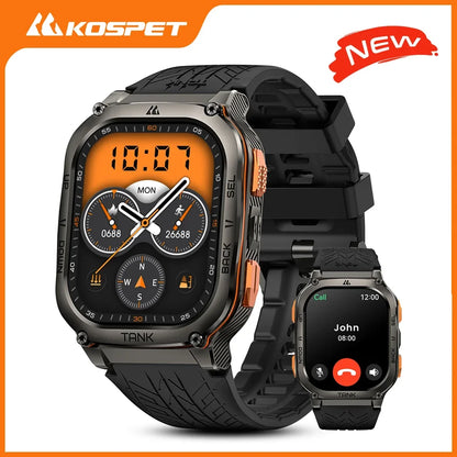 Kospet Tank M3 Ultra GPS Smartwatch AMOLED 1.96" - 5ATM Diving Skiing Hiking 480mAh MIL-STD-810H