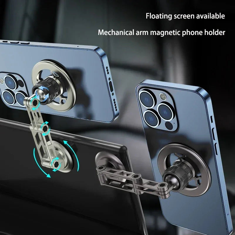 MagSafe 360° Car Mount - Magnetic Foldable Dashboard Windshield GPS