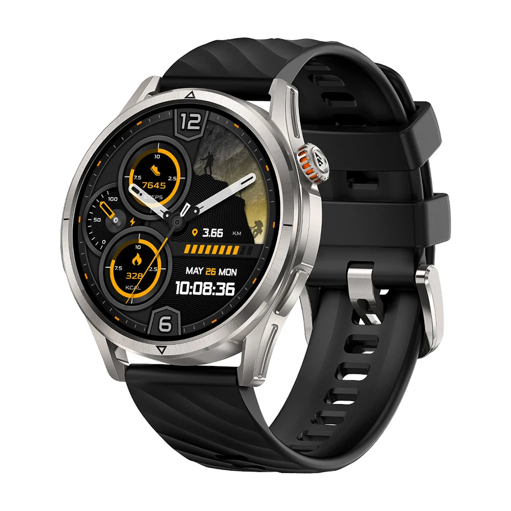 Kospet Magic R10 GPS Smartwatch AMOLED 1.43" - Dual-Band GNSS Barometric Compass 5ATM IP69K 450mAh
