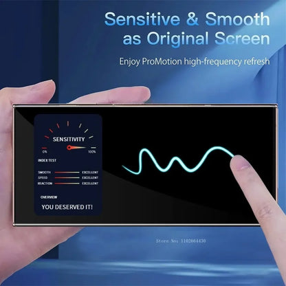 Tempered Glass Screen Protector for Samsung Galaxy S24 S23 S22 S21 Ultra - Pack of 4 Units 9H