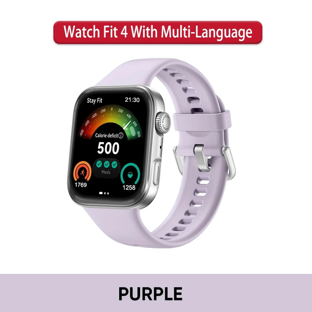 Huawei Watch FIT 4 AMOLED Smartwatch 1.8" - Bluetooth Calls HarmonyOS GPS 10 Days 50m Ultra-Light