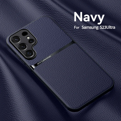 Capa Magnética Premium Samsung Galaxy S23 S22 S21 Ultra - Couro Sintético Anti-Choque