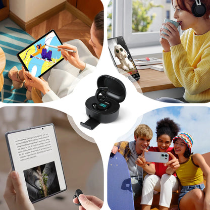 Anel Controlo Remoto Bluetooth 60h - Page Turner Selfie Obturador Câmera Portátil Universal