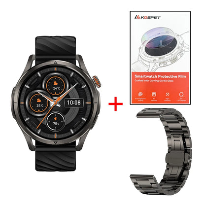 Kospet Magic R10 GPS Smartwatch AMOLED 1.43" - Dual-Band GNSS Barometric Compass 5ATM IP69K 450mAh