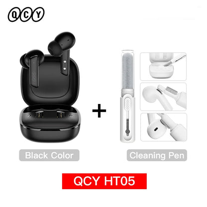 QCY HT05 ANC TWS 40dB Bluetooth 5.2 - 6 Microfones ENC 30h IPX5