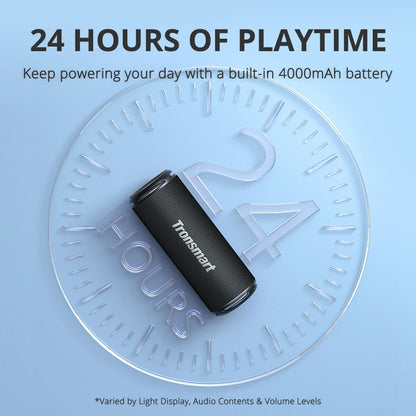 Coluna Bluetooth Tronsmart T7 Lite 24W - 24h Autonomia IPX7 Impermeável com APP