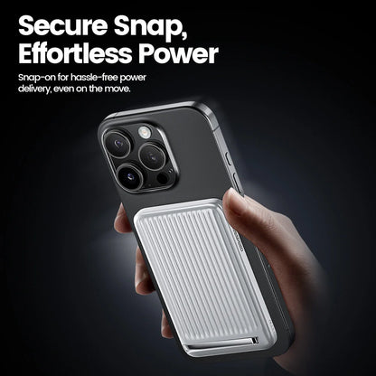 Power Bank Magnético Movespeed P03 Qi2 10000mAh - 30W Com Fios 15W Sem Fios Portátil iPhone