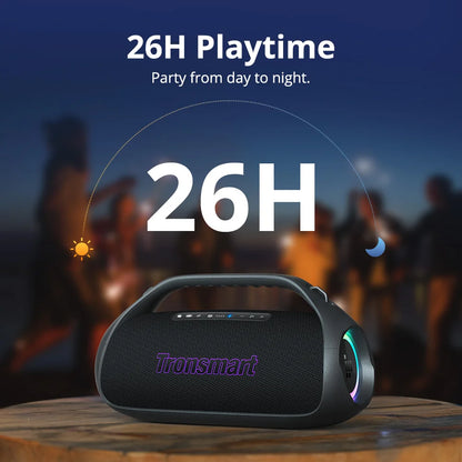 Coluna Bluetooth Tronsmart Bang 2 90W - 26h Autonomia IPX6 com Power Bank Integrado