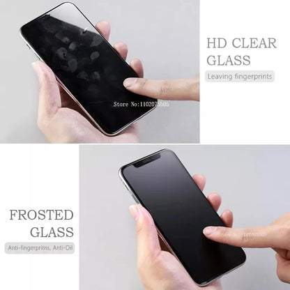 Tempered Glass Screen Protector for iPhone (3 Units) - Anti-Fingerprint Compatible with iPhone 11-16 Pro Max