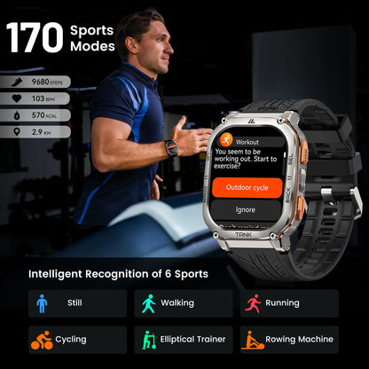 Kospet Tank M3 Ultra GPS Smartwatch AMOLED 1.96" - 5ATM Diving Skiing Hiking 480mAh MIL-STD-810H