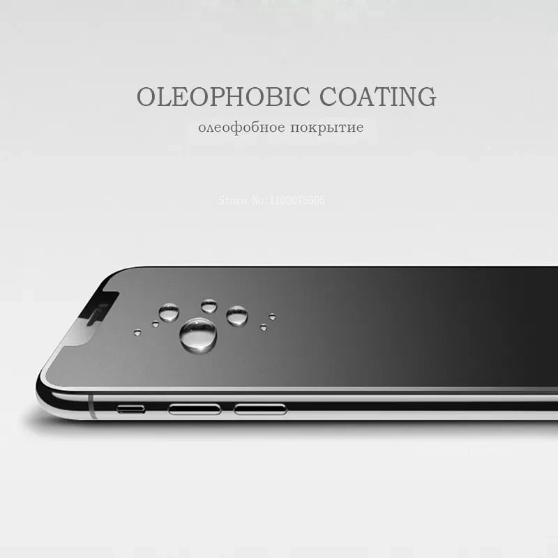 Tempered Glass Screen Protector for iPhone (3 Units) - Anti-Fingerprint Compatible with iPhone 11-16 Pro Max