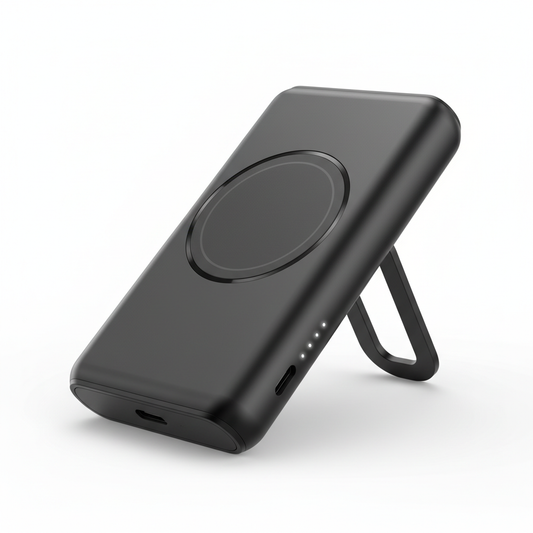 MOVESPEED P03 Qi2 power bank magnético 10000mAh preto 15W com suporte para iPhone 16 15