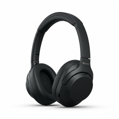 Sony WH-1000XM5 wireless headphones - luxury studio photography