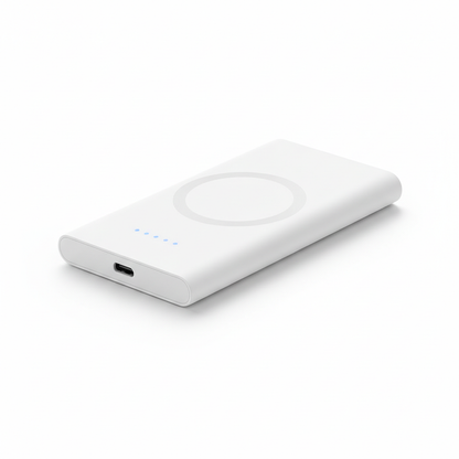 MOVESPEED S10 power bank magnético fino 10000mAh branco PD20W para iPhone 16 Samsung