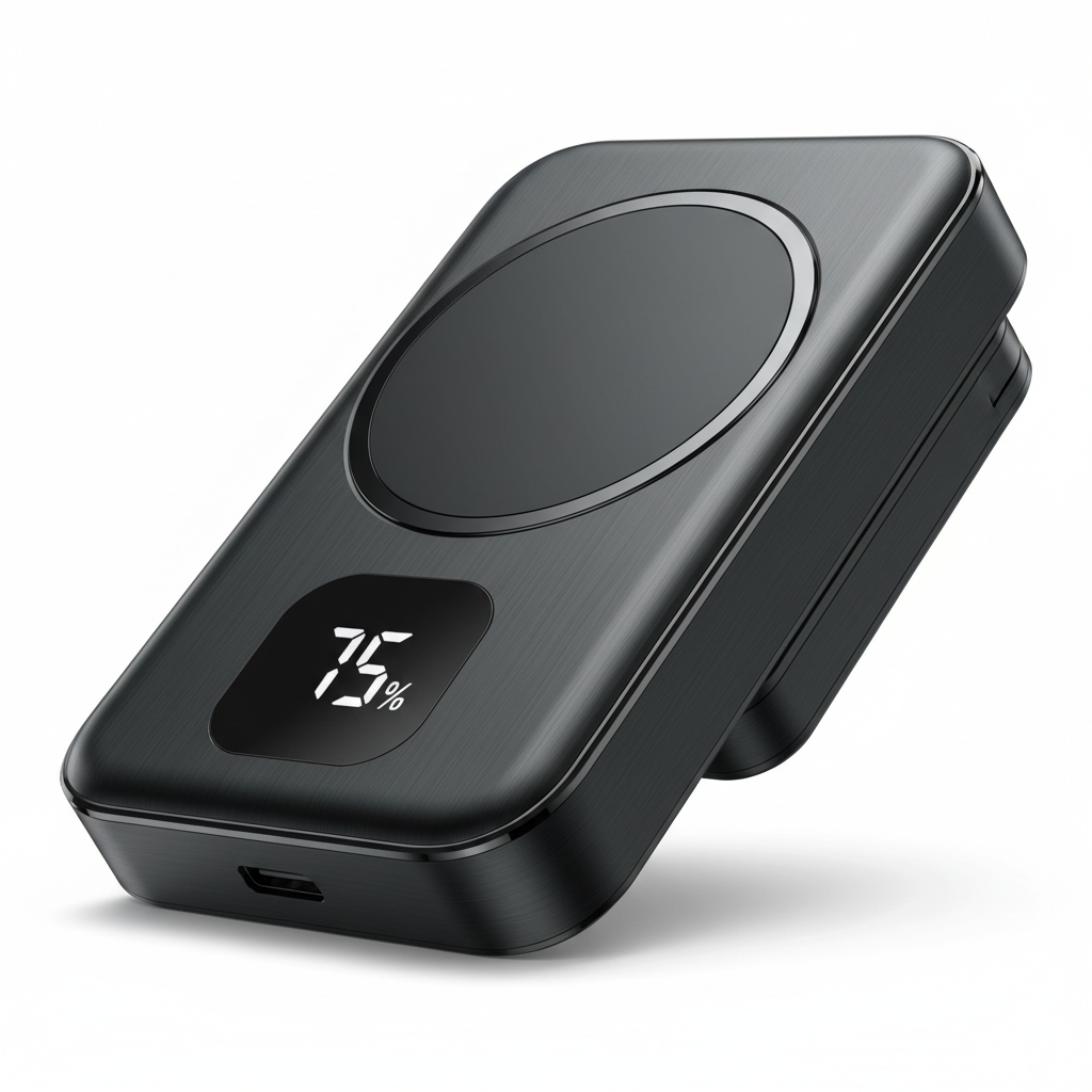 MOVESPEED P03 Qi2 power bank magnético 10000mAh preto 30W com fio 15W sem fio para MagSafe iPhone