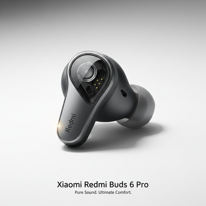 Xiaomi Redmi Buds 6 Pro close-up - design detail
