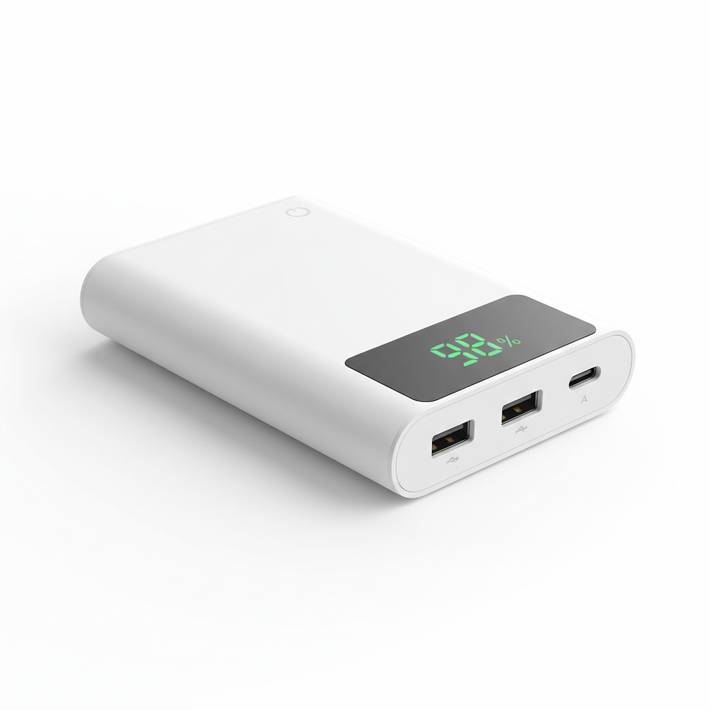 MOVESPEED M25 Pro power bank 25000mAh branco com carregamento rápido 140W para MacBook e portáteis
