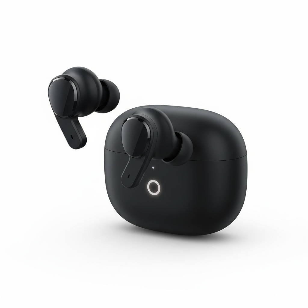 Xiaomi Redmi Buds 6 Play fone de ouvido sem fio preto Bluetooth redução de ruído AI