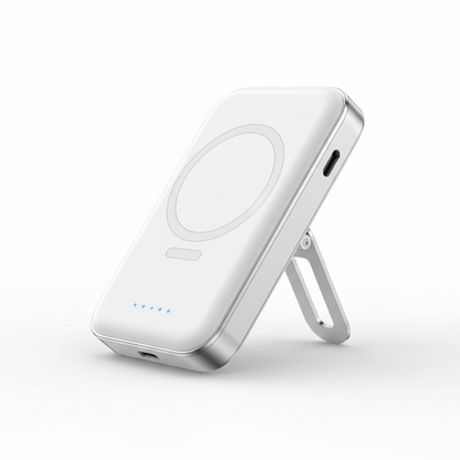 MOVESPEED P03 Qi2 power bank magnético 10000mAh branco 15W com suporte para iPhone 16 15