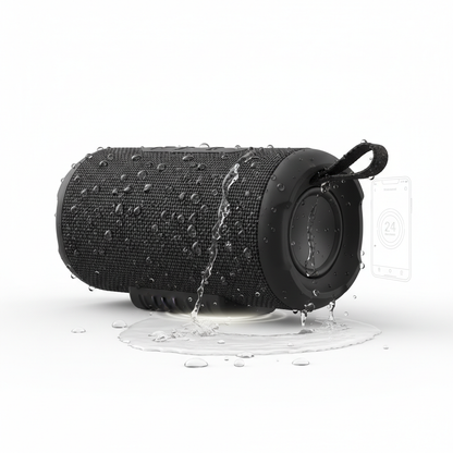 Tronsmart T7 Lite alto-falante Bluetooth em preto IPX7 24 horas - fotografia premium