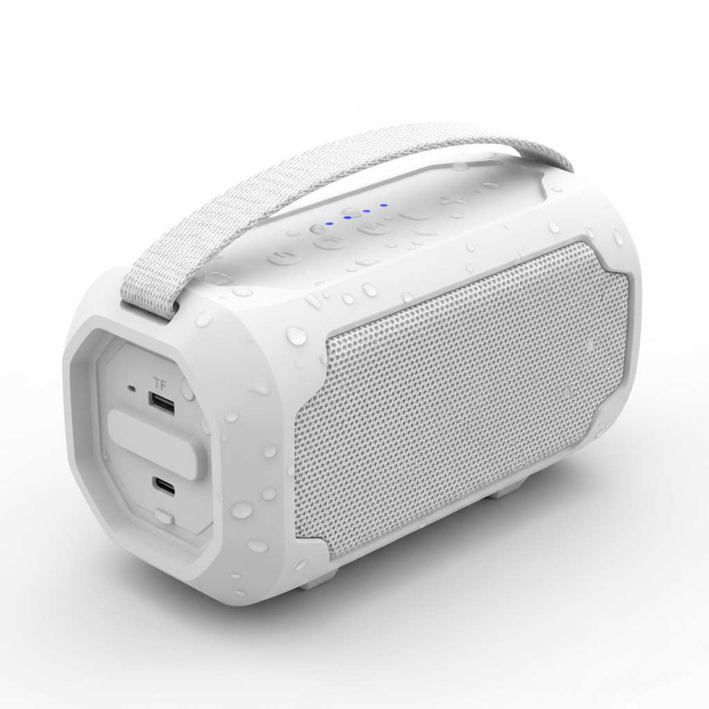 ZEALOT-S32PRO alto-falante Bluetooth 5.2 portátil branco à prova d'água sem fio TWS outdoor
