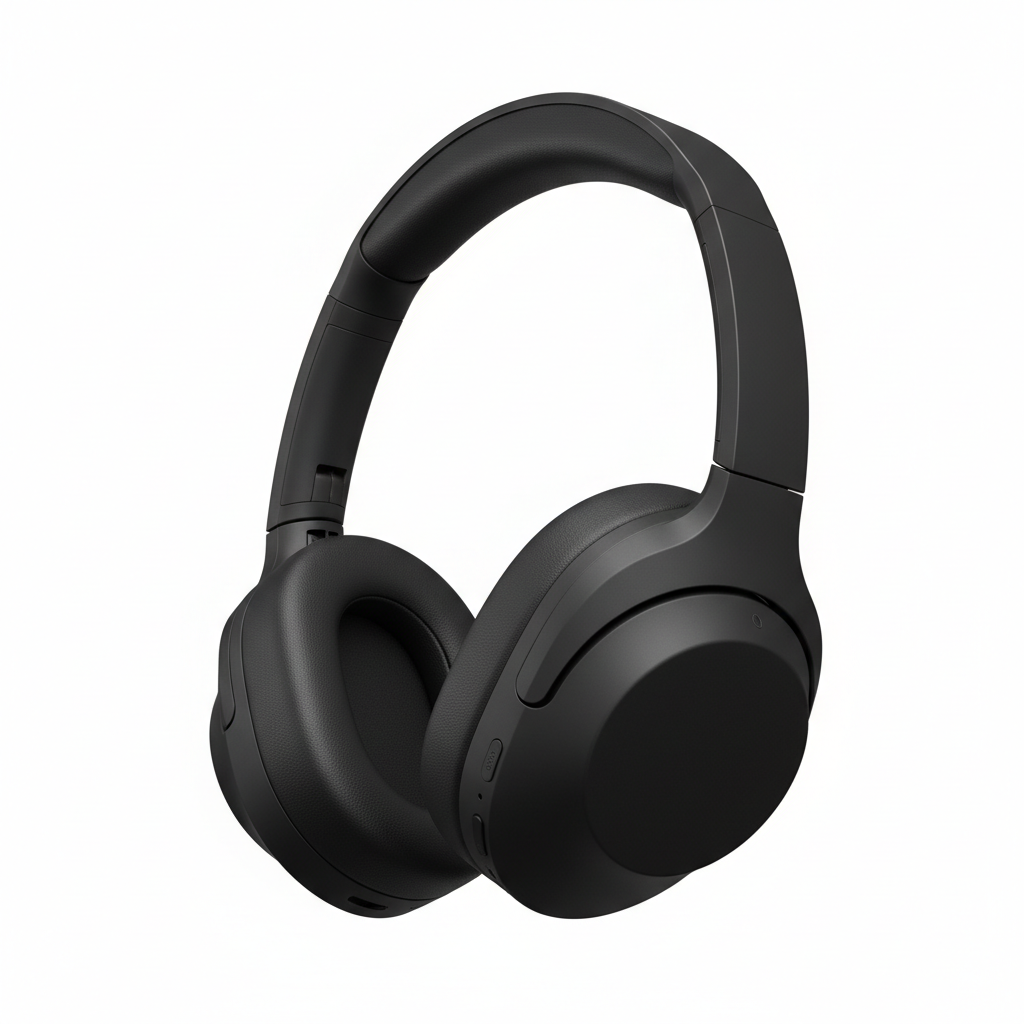 Sony WH-1000XM5 auscultadores sem fios pretos cancelamento de ruído couro Soft Fit V1 30 horas