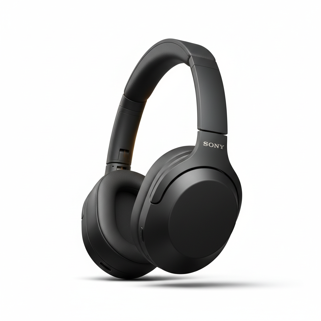 Sony WH-1000XM5 side profile - premium design detail