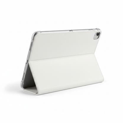 Coque para iPad 11 2025 em branco com três dobras PU leather - fotografia premium