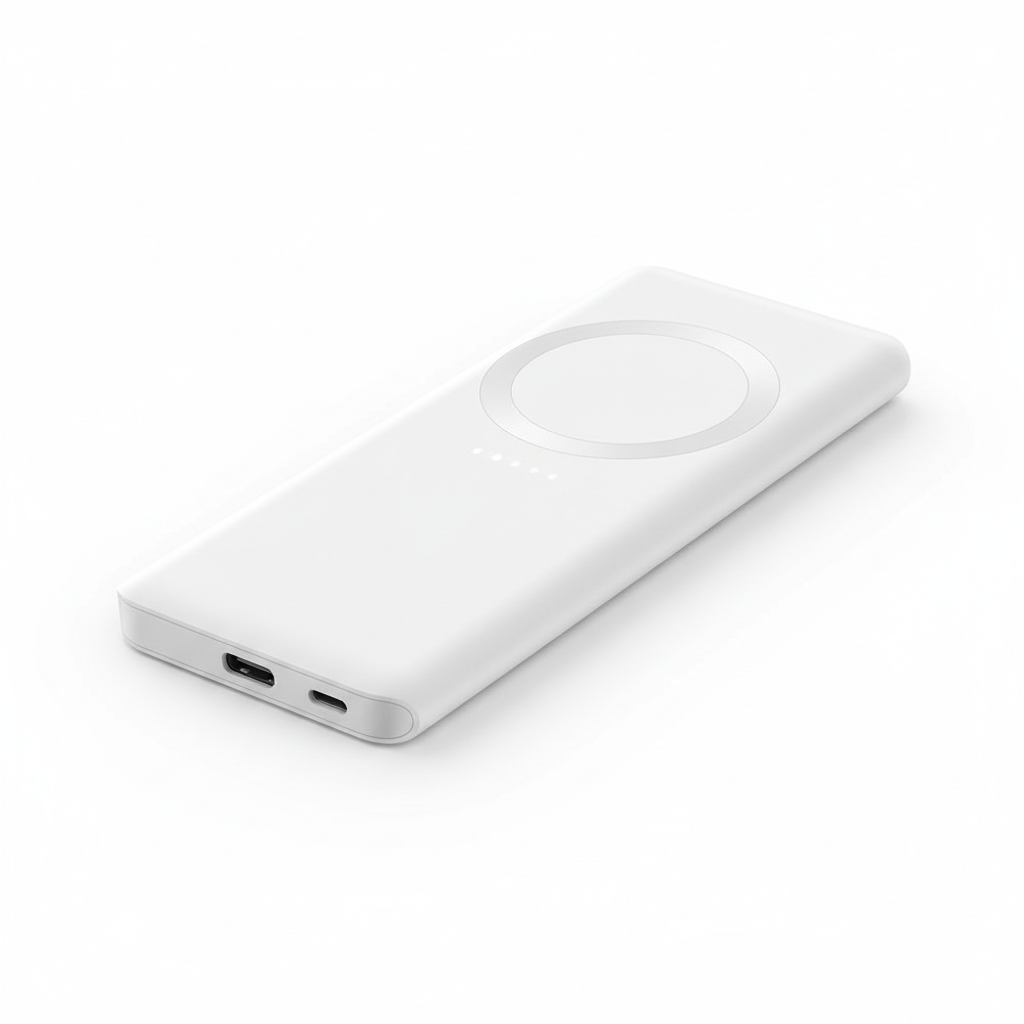 MOVESPEED S05 power bank magnético 5000mAh branco ultra-fino para iPhone 16 15 14