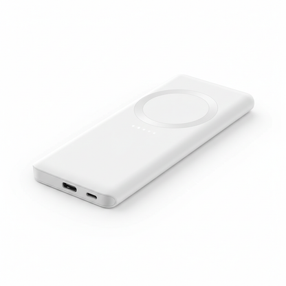 MOVESPEED S05 power bank magnético 5000mAh branco ultra-fino para iPhone 16 15 14