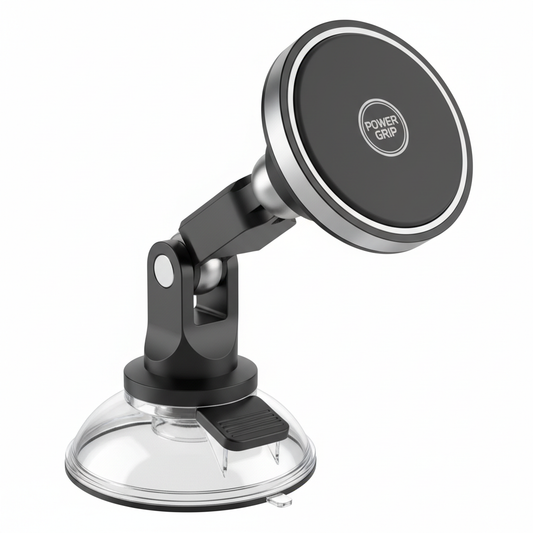 Suporte Carro Magnético Vácuo 360° com Sucção Forte Universal para iPhone 12-16 Samsung