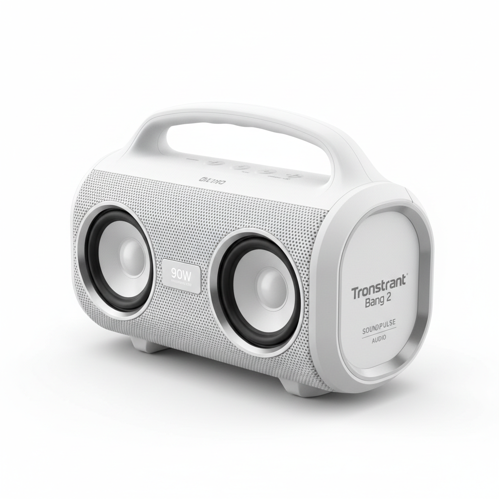 Tronsmart Bang 2 alto-falante Bluetooth em branco 90W 26 horas - fotografia premium