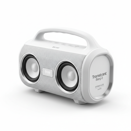 Tronsmart Bang 2 alto-falante Bluetooth em branco 90W 26 horas - fotografia premium