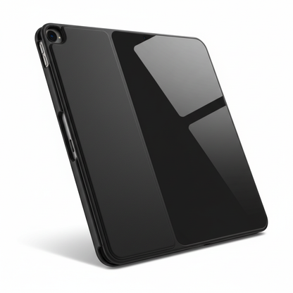 Capa Premium iPad A16 Preta - Proteção Sofisticada com Suporte Apple Pencil | Envio Rápido