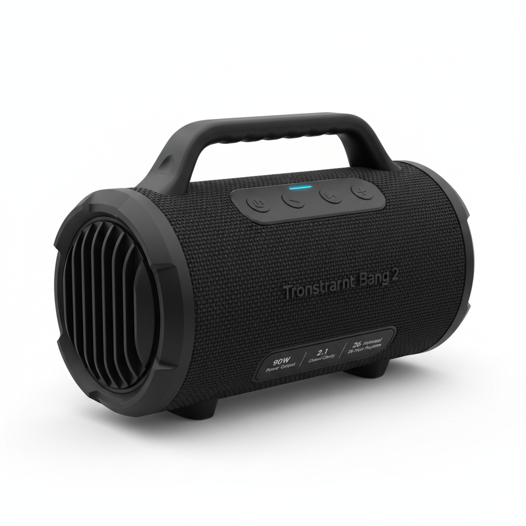 Tronsmart Bang 2 alto-falante Bluetooth em preto 90W 26 horas - fotografia premium