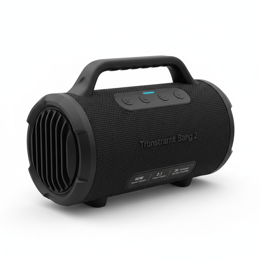 Tronsmart Bang 2 alto-falante Bluetooth em preto 90W 26 horas - fotografia premium